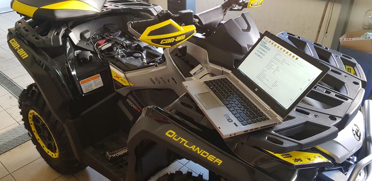 Diagnostika čtyřkolky Outlander XXC 1000