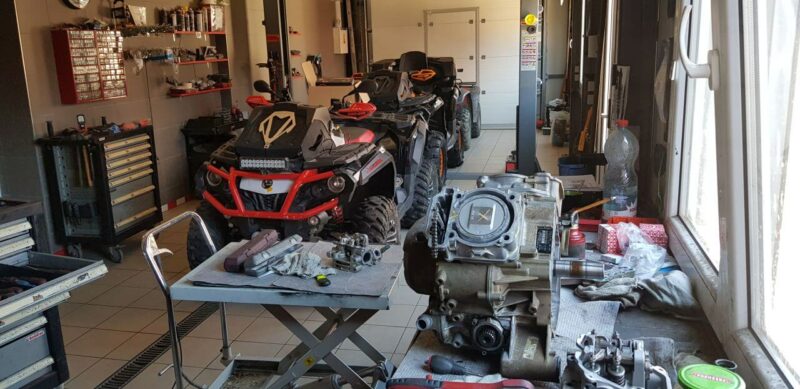 Servis čtyřkolek can-am - oprava motoru Rotax